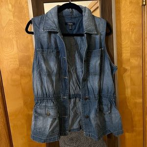 Chaps Denim Vest